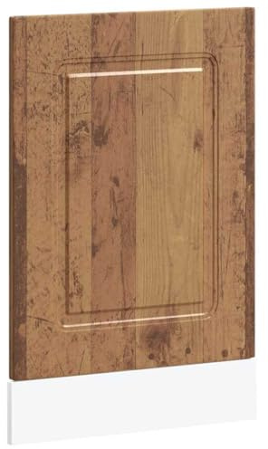 XHNIFBN Geschirrspülerblende Altholz-Optik 45 x 1,5 x 67 cm Holzwerkstoff robust und feuchteresistent Modernes Design einfach zu reinigen für Geschirrspüler 45 cm Breite Küche Esszimmer