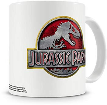 TAZA JURASSIC PARK LOGO