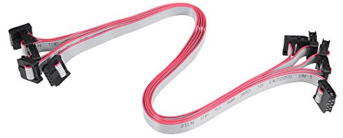 sourcing map IDC 8 Pins Connector Flat Ribbon Cable Female Connector Length 30cm 2mm Pitch,5pcs