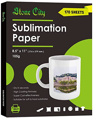 Sublimation Paper 8.5 x 11 Inch 170 Sheets 105g for T-Shirt, Mug, Tumbler
