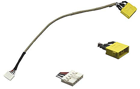 KinPower DC Jack Connecteur Alimentation Compatible avec Lenovo Flex 14 Flex 15 Flex 2 Pro 15 Ligne：17.5cm