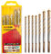 Saxton - Juego de 7 brocas multimaterial para azulejos (5, 6, 6, 6, 7, 8 y 10 mm) aptas para cerámica, porcelana, granito, mármol, mampostería, cristal, etc., en paquete de plástico, P7DBS