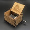 Nostalgish Happy Birthday to You Music Box Hand Crank Wooden Musical Boxes Music Box - Unique Gift (Wood, Happy Birthday to You)