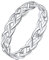 Silvora 4mm breit Keltischer Knoten Fingerring 925 Silber Stapelbare Keltische Fingerringe Schlichter Keltischer Unendlichkeits-Knoten Verlobungsring Ehering Ringgröße 64（20.5）für Damen Herren