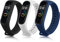 AK [3 Pezzi Cinturini per Xiaomi Mi Band 4/ Mi Band 3, Cinturino Sportivo in Silicone di Morbido per Xiaomi Mi Band 3/ Xiaomi Mi Band 4 Cinturino per Uomo e Donna