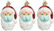 Yeehliny 2021 Christbaumschmuck Weihnachtsmann für die Weihnachtsdeko Weihnachtsbaum Anhänger Christbaumschmuck Santa Weihnachtskugeln Figuren Winterdeko (3PCS)