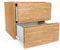 ben+camilla.com Square Massivholz Regalwürfel + Doppel-Schublade | Buche 37,6 x 37,6 x 32 cm | Grundmodul inkl. Zubehör für individuelles Flexibles Würfelregal | Regalsystem mit Erweiterungen