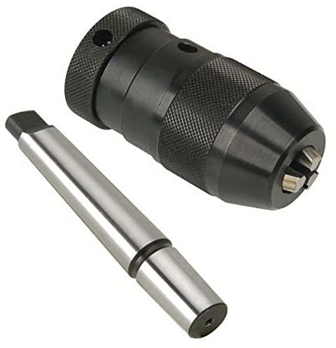 Mandrino Autoserrante 13mm Per Trapano Colonna Attacco Conico B 16 Adattatore Mt2 Mandrino per Tornio Senza Chiave 1-13 mm