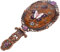FRCOLOR Handspiegel Vintage Schminkspiegel Faltbarer Schmetterling Metall Kosmetikspiegel Dekorative Spiegel Kompaktspiegel Tragbarer Spiegel Mit Geprägtem Griff Für Make-Up-Salon