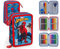 Ragusa-Trade Marvel Spider-Man Crime Fighter, 3-Fach Federtasche Federmappe, 44 TLG. gefüllt für Jungen Mädchen Kinder, blau/rot, 20 x 12,5 x 5,5 cm