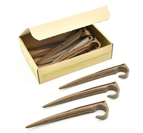 Plug&Rain Erdhaken (Braun) für PE-Rohr mit 16 mm bis 20 mm AD 10er Sparpack