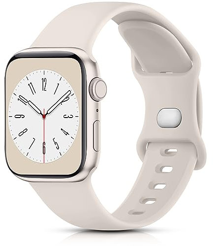 Meliya Cinturino per Apple Watch Cinturino 38mm 40mm 41mm 42mm 44mm 45mm 46mm 49mm, Silicone Cinturino di Ricambio per iWatch SE/Apple Watch Series 10 9 8 7 6 5 4 3 2 1 Ultra