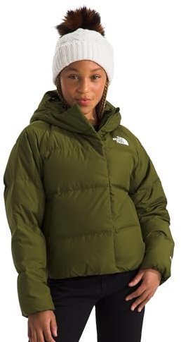 THE NORTH FACE Mädchen North Hoodie Daunenjacke, Forest Olive, 152