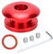 JNNJ Schaltknauf Manschette Adapter, Auto Schaltknauf Manschette Mutter Adapter, Schaltknauf Stopper Boot Retainer Limiter Shifter Schaltkopf Schnallenstopper(Rot)