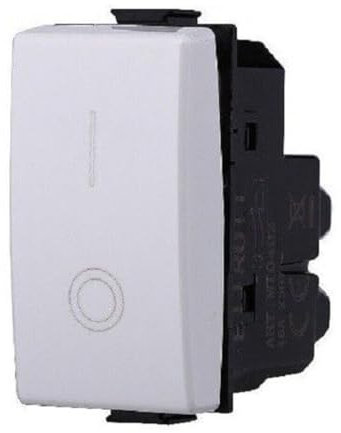 OISE ART STORE Trade Shop - Serie Bticino Frutti Matix Compatibile Presa Schuko LAN Pulsante Deviatore USB Interruttore Bipolare