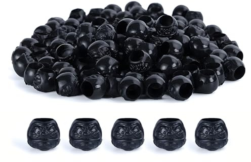 INKin Tattoo Farbkappen Cups 200 Stück, Tattoo Ink Cups #12mm mit Stabiler Basis, Einweg Pigment Ink Caps für Tattoo Anfänger und Künstle der Tattoo Zubehör (Schwarz)