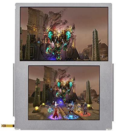 MUNEFE Ersatzteile Für LCD-Bildschirme, Austausch des Oberen Und Unteren Bildschirms, Reparaturteile Für Das Display Der Videospielkonsole Für 2DS