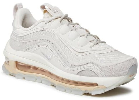 Nike Damen Air Max 97 Futura Sneaker, Phantom Photon Dust Pale Elfenbein Guave Ice, 37.5 EU