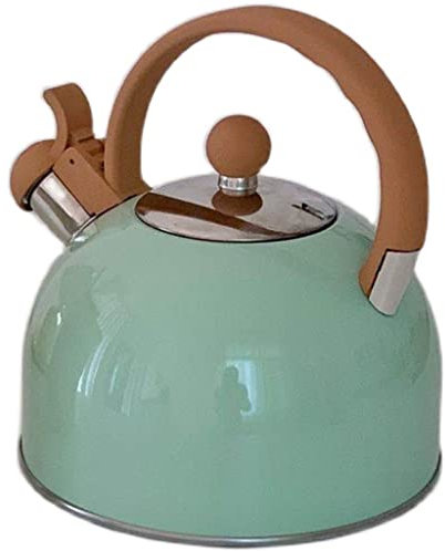Hervidor con sonido verde menta de Color sólido, hervidor de utensilios de cocina de gran capacidad, 2,5 L hopeful