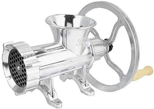 Picadora de Carne Manual Mcer 28 × 26 × 17 Picadora de Carne Separada Manual Multifuncional Aleación de Aluminio Máquina Picadora de Carne 32 Picadora de Carne