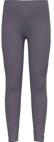 Odlo Unisex Kinder Thermohose Active Warm Winterleggings Mädchen Jungen Thermounterwäsche Leggings, Gray Ridge, 92 Slim EU