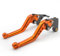 Motorrad Bremshebel Lenker Für Vespa Für GTS 250 300IE Für GTS 300ie Super Touring Für GTS250 Für GTS300ie Motorrad Vorne Hinten Disc Bremsen Hebel Bremshebel Kupplungshebel(Orange 147mm)