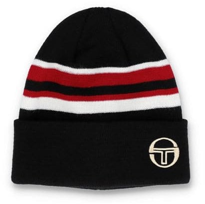 Sergio Tacchini Elkus Beanie Mütze schwarz, Schwarz , Einheitsgröße