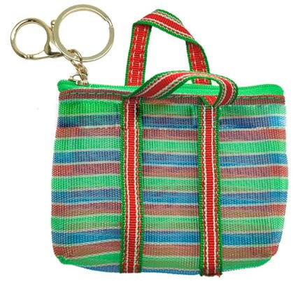 FUXIU Niedlicher Fischernetz-Anhänger in Taschenform, Münzbörse, Schlüsselanhänger, Fischnetz-Münze, Geldbörse, Schlüsselanhänger, für Auto und Kopfhörer, 3 Grün, As detailed discription