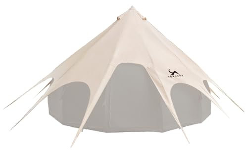 TOMOUNT Tipi Baumwolle Zelt Abdeckung Plane Rainfly