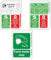 A5 Pack of 6: 2PCS General waste & 2PCS Mixed Recycling & 2PCS Food Waste Only Bins Signs Self adhesive Vinyl Stickers, Recycle Labels (148mm x 210mm)