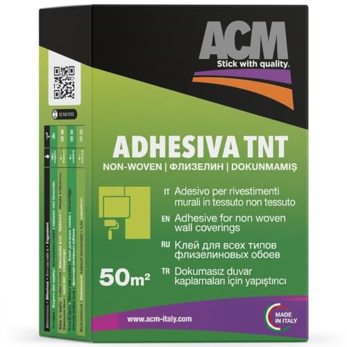 Lemag Colla per Carta da Parati Vinilica e Tessuto Non Tessuto 250 g — Adesivo in Polvere per Parati TNT, Vinilici, Fibra di Vetro e Rivestimenti Termo-Fono Assorbenti, Zero VOC, fino a 50 m²