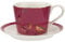 Sara Miller for Portmeirion Chelsea Cup and Saucer, Ceramic Pink, 230 x 185 x 95 cm