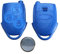 C-FUNN 3 Button Blue Remote Key Fob Case with battery For Ford Transit MK7