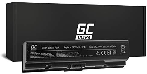 Green Cell Ultra Series PA3534U-1BRS Laptop Battery for Toshiba Satellite A200 A300 A500 L200 L300 L500 6800mAh Black