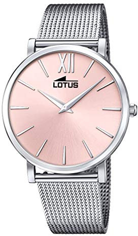 Lotus Reloj Mujer 18728/2 Minimalist Caja de Acero Inoxidable 316l Plateado Correa de Acero Inoxidable 316l Plateado