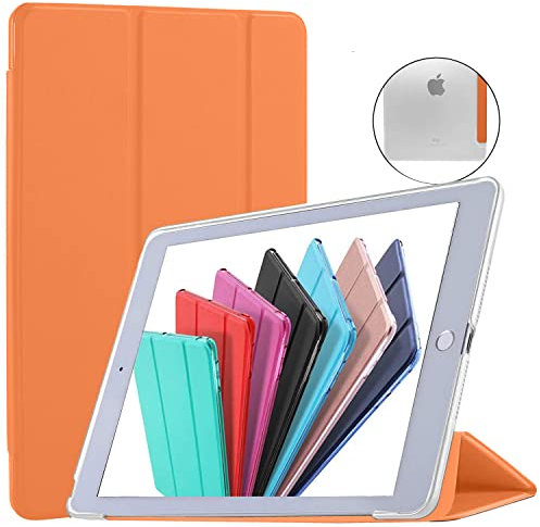 DuraSafe Cases Funda Trasera translúcida para iPad Pro 10,5 Air 3 [Pro 10,5 Pulgadas Air 3ª generación] A1701 A1709 A1852 A2152 A2123 A2153 A2154 Trifold Hard Smart PC