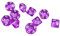 Yourandoll 10 STÜCKE Polyedrische Würfel D10 (0-9) Dice Würfel Spielwürfel for DND RPG Dungeons & Dragons Tischspiele (Lila)