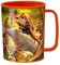 3D LiveLife Drinking Cup - Kissing Cousins from Deluxebase. 3D Lenticular Safari Animal Plastic Cup. 300ml Plastic Cups for Kids with Original Artwork Licensed from Renowned Artist, Michael Searle