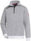 Nitras Herrenpullover Motion TEX Plus für die Arbeit mit Gummibund & hohen Stehkragen in Weiß Größe 5XL