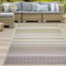 Teppich-Traum In- & Outdoor Teppich Sisal Optik Küche Wohnzimmer Terrasse Balkon - Diamanten - beige braun Größe 200x280 cm
