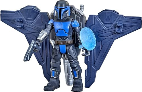 Star Wars Mission Fleet - F1563 - Figurine articulée 6cm + véhicule - Mandalorian Trooper