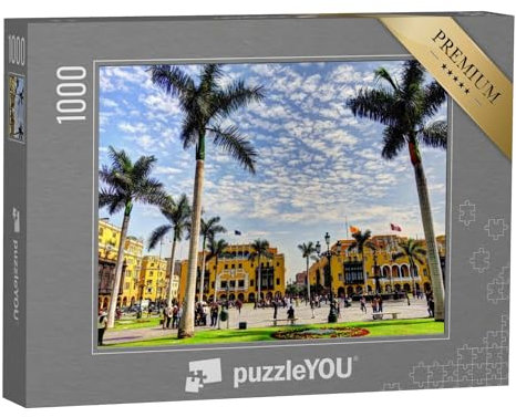 puzzleYOU: Puzzle 1000 Teile „Wahrzeichen von Lima, Peru“ – aus der Puzzle-Kollektion Südamerika