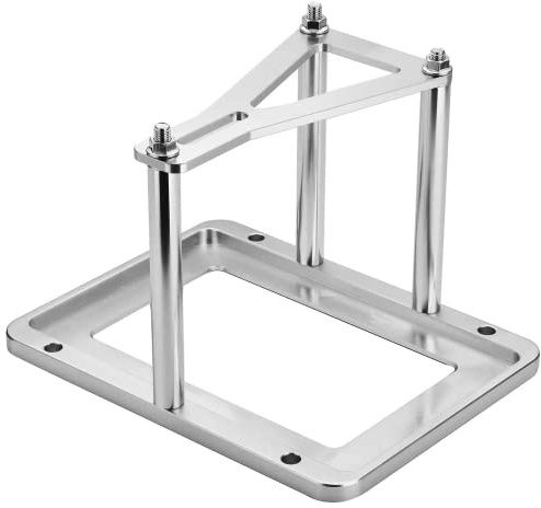 Piodelo Universal Battery Tray Hold Down Trunk,Battery Relocation Box Billet Aluminum 551181 For Optima Race Racing Mount Red Yellow Blue Top 34M D34M 34 34R 34/78 D34 D34/78