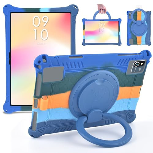 KATUMO Universal Silicone Rotating Case For 10 inch Tablet, Case For DOOGEE U9 /U10 Pro/ T10 Tab 10 /Blackview Tab7 WIFI/OSCAL 10 /TECLAST M50/ M50HD/ jumper 10.1/ feyze tab/HiGrace 10 /SGIN 10.1