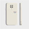 Custodia Morbida in Silicone Compatibile con Xiaomi Redmi Note 9 Pro 4G/Note 9S Cover,Bianco
