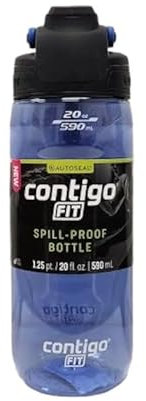Contigo Fit Autoseal Tritan auslaufsichere Flasche, Amp Blue, 590 ml