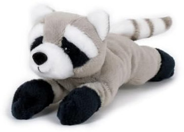 Trigon Stofftier Waschbär, 15 cm, Pettie, Kuscheltier, Plüschtier, Waschbären Raccoon