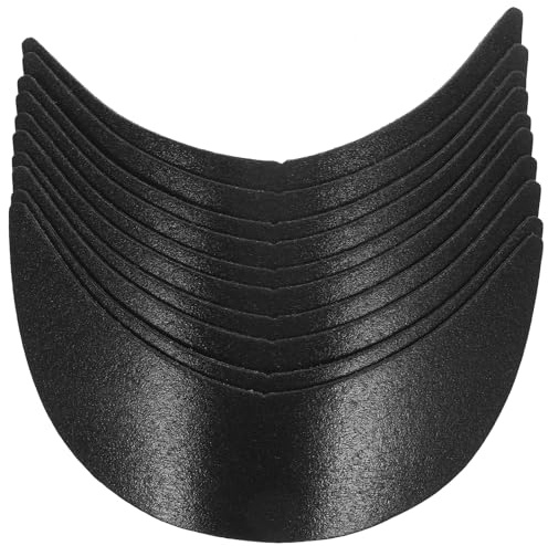 VALICLUD 10pcs Hat Has Cap Inserts for Caps' Brims and Visors - Autumn and Wool Cap Flexi-fit Black