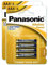 PANASONIC Lot de 2 Blisters de 4 Piles Alcaline Power Bronze LR03 AAA 1.5 V