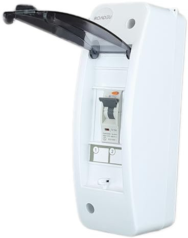 RoadEu - Leitungsschutzschalter mit Fehlerstromschutzschalter - 16A B typ A - in Einem Modul. Sicherungskasten 230V